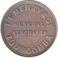 1 Penny - T.F. Merry and Co Toowoomba, Queensland