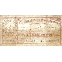 25 Cents Brown print