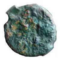 Bronze with elephant HIRTIVS