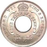 1/10 Penny - Edward VII