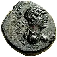 Dichalkon - Cleopatra VII Coele-Syria, Chalkis ad Libanon