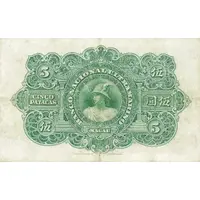 5 Patacas Banco Nacional Ultramarino