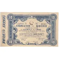10 Lire - Comune di Udine - Buono di Cassa