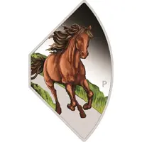 1 Dollar - Charles III Year of the Horse: Quadrant 2/4