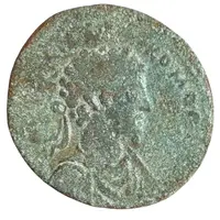 Æ28 - Commodus ΚΑΙϹ ΤωΝ ΠΡΟϹ ΑΝΑΖΑΡΒω ΕΤΟΥϹ ΒϹ