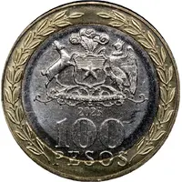 100 Pesos 100th Anniversary of the Central Bank