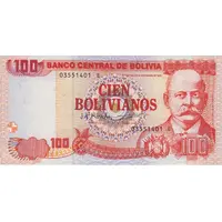 100 Bolivianos Moreno, Series D-E