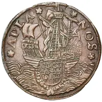 Token - Philip de Montmorency, Count of Horn and his spouse Walburge de Nieuwenaer