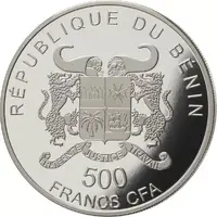 500 Francs CFA American Bison