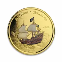 10 Dollars - Elizabeth II Rum Runner, Colourised