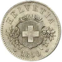 20 Rappen Coat of arms