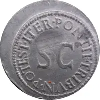 Replica of Roman coin
