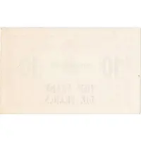 10 Francs Sint-Jan-Baptist Zelzate