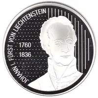 10 Franken - Johann I 200 Years of Sovereignty