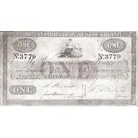 1 Pound - Commercial Bank of Newfoundland