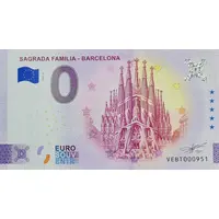 0 Euro - Sagrada Familia - Barcelona