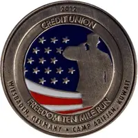 Medal - Freedom Ten Mile Run 2012