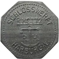 5 Pfennig - Harburg Schlosswerft R. Holtz