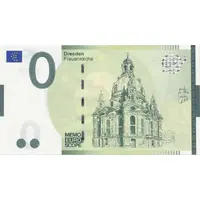 0 Memo Euro - Dresden Frauenkirche
