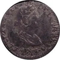 1/2 Real - Fernando VII Royalist Coinage