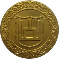 Žagarė‘s Cherry Festival token Columns of Gediminas