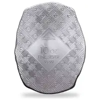 10 oz Silver Woman with Flowing Hair