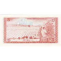 5 Shillings Without value in English