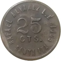 Token - 25 Ctvs. Coffee Farm Token Rafael Álvarez L. e Hijos