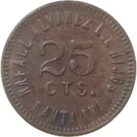 Token - 25 Ctvs. Coffee Farm Token Rafael Álvarez L. e Hijos