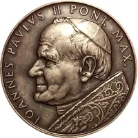 Medal - Ioannes Paulus II Visit in Bratislava 1990