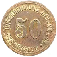 50 Heller - J. Frank Osijek