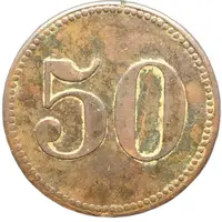 50 Heller - J. Frank Osijek