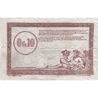 10 Centimes Régie des Chemin de Fer en Territoires Occupés