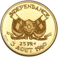 25 Francs Independence, essai