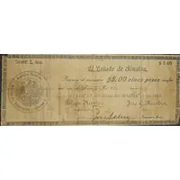 5 Pesos El Estado de Sinaloa