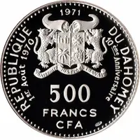 500 Francs Independence