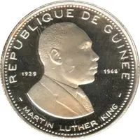 100 Francs Guinéens Martin Luther King