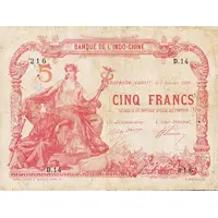 5 Francs without decrees