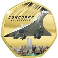 50 Cents - Charles III Supersonic Concorde
