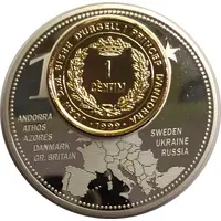 Token - Europe enlargement Andorra 1 Centim