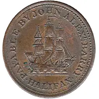 1/2 Penny - John Alexr. Barry Halifax