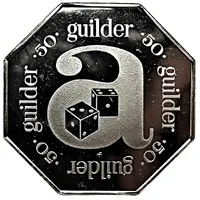 50 Guilder - Arusino Casino Aruba Caribbean Hotel