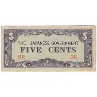 5 Cents Japanese Government