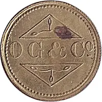 1 Penny - Osborne, Garret and Co O. G. and Co
