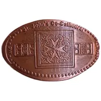 Elongated coin - S. John's Cathedral