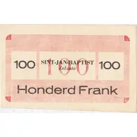 100 Francs Sint-Jan-Baptist Zelzate