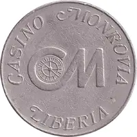 50 Cent Gaming Token - Casino Monrovia