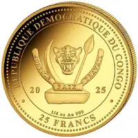 25 Francs Lion pride