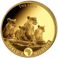 25 Francs Lion pride