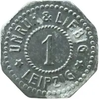 1 Pfennig - Leipzig Unruh and Liebig